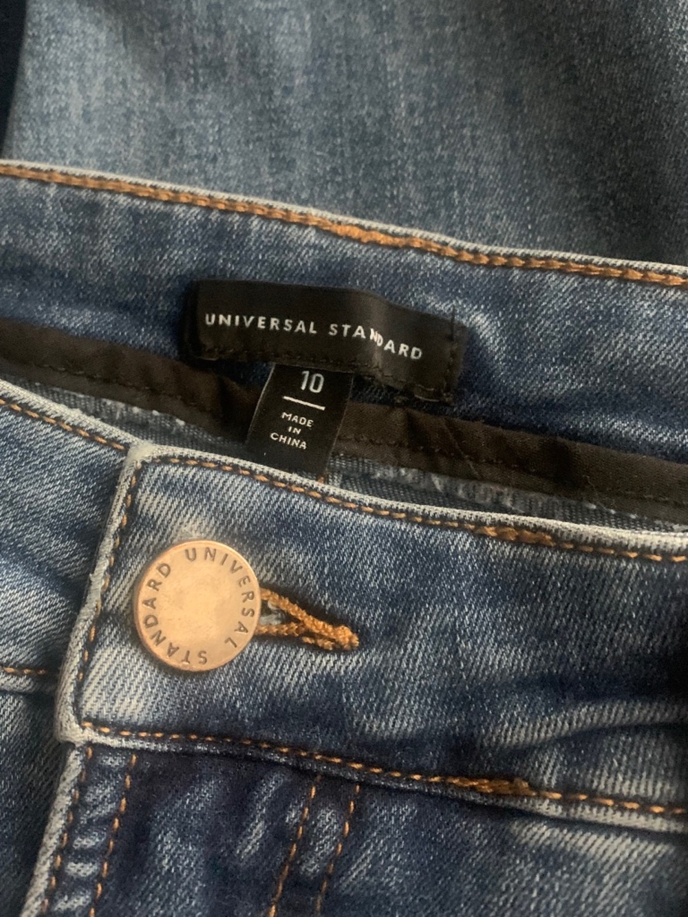 Universal Standard Seine High Rise Stretch Ankle Jeans Women's 10 - Picture 8 of 9